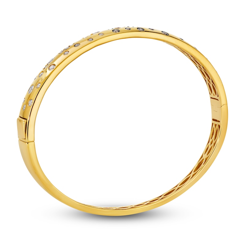 Main Image 2 of Le Vian Tramonto D'Oro Diamond Bangle Bracelet 1-7/8 ct tw 14K Honey Gold