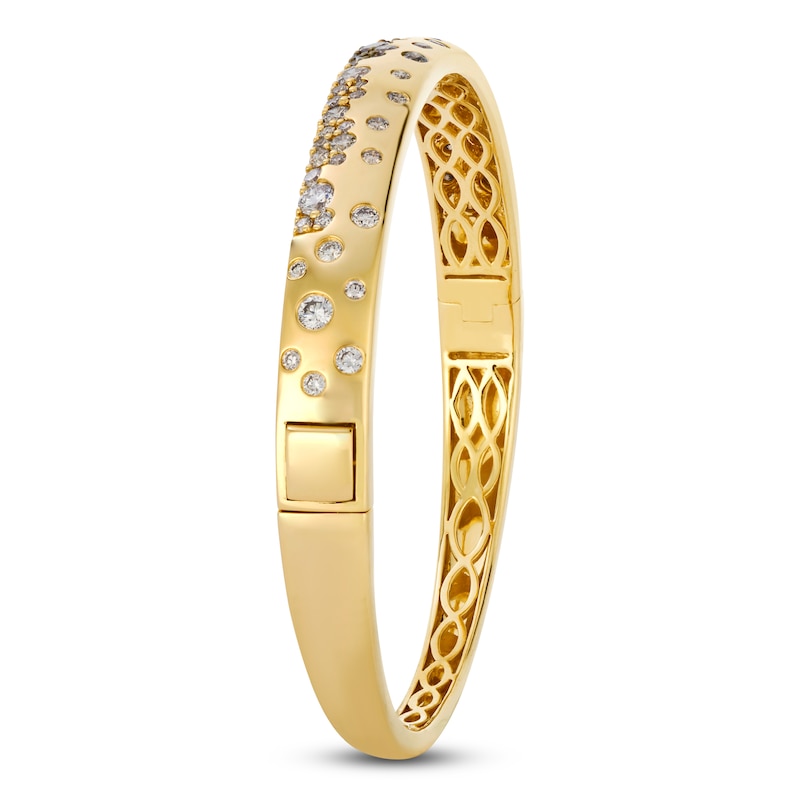 Main Image 3 of Le Vian Tramonto D'Oro Diamond Bangle Bracelet 1-7/8 ct tw 14K Honey Gold