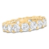 Thumbnail Image 1 of Certified Cushion-Cut Diamond Eternity Band 6-3/4 - 8-5/8 ct tw 14K Yellow Gold