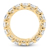 Thumbnail Image 2 of Certified Cushion-Cut Diamond Eternity Band 6-3/4 - 8-5/8 ct tw 14K Yellow Gold