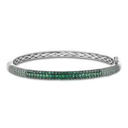 Le Vian Emerald Ombré Bangle Bracelet 14K Vanilla Gold