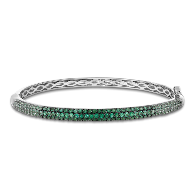 Main Image 1 of Le Vian Emerald Ombré Bangle Bracelet 14K Vanilla Gold