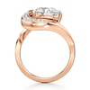 Thumbnail Image 2 of J'Lure Heart Brilliant-Cut Lab-Created Diamond Engagement Ring 3 ct tw 18K Rose Gold