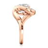 Thumbnail Image 3 of J'Lure Heart Brilliant-Cut Lab-Created Diamond Engagement Ring 3 ct tw 18K Rose Gold