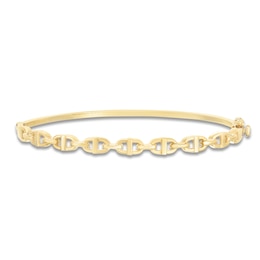 Mariner Link Bangle Bracelet 14K Yellow Gold