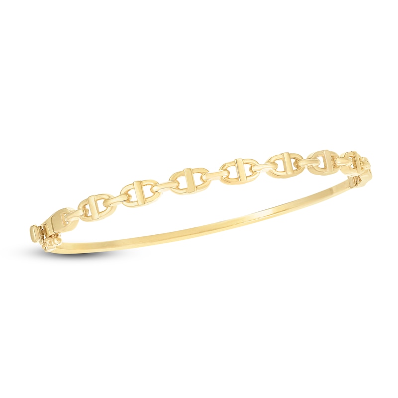 Main Image 2 of Mariner Link Bangle Bracelet 14K Yellow Gold