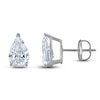 Thumbnail Image 0 of Pear-Shaped Lab-Created Diamond Solitaire Stud Earrings 3/4 ct tw 14K White Gold (F/SI2)