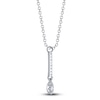 Thumbnail Image 2 of Shy Creation Diamond Drop Necklace 1/10 ct tw 14K White Gold SC55026773