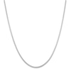 Thumbnail Image 1 of Solid Adjustable Diamond-Cut Popcorn Chain Necklace 1.4mm Sterling Silver 24&quot;