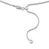 Thumbnail Image 2 of Solid Adjustable Diamond-Cut Popcorn Chain Necklace 1.4mm Sterling Silver 24&quot;