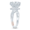 Thumbnail Image 2 of Pnina Tornai Pear-Shaped Lab-Created Diamond Bypass Engagement Ring 2-7/8 ct tw 14K White Gold