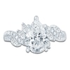 Thumbnail Image 3 of Pnina Tornai Pear-Shaped Lab-Created Diamond Bypass Engagement Ring 2-7/8 ct tw 14K White Gold