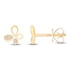 Thumbnail Image 1 of Children's Butterfly Stud Earrings 1/20 ct tw 14K Yellow Gold