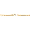 Thumbnail Image 2 of Italia D'Oro Four-Strand Valentino Mirror Chain Bracelet 14K Yellow Gold 7.25&quot;