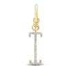 Thumbnail Image 1 of Charm'd by Lulu Frost Diamond Letter I Charm 1/15 ct tw Pavé Round 10K Yellow Gold