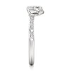 Thumbnail Image 3 of J'Lure Pear Step-Cut Lab-Grown Diamond Contour Wedding Band 1/2 ct tw 18K White Gold