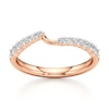 Thumbnail Image 1 of J'Lure Lab-Grown Diamond Contour Wedding Band 1/3 ct tw 18K Rose Gold