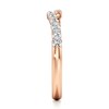 Thumbnail Image 3 of J'Lure Lab-Grown Diamond Contour Wedding Band 1/3 ct tw 18K Rose Gold