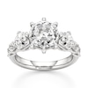 Thumbnail Image 1 of J'Lure Octagon Step-Cut Lab-Created Diamond Engagement Ring 4-3/4 ct tw 18K White Gold