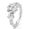 Thumbnail Image 4 of J'Lure Octagon Step-Cut Lab-Created Diamond Engagement Ring 4-3/4 ct tw 18K White Gold