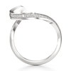 Thumbnail Image 2 of J'Lure Lab-Created Diamond Contour Wedding Band 1/5 ct tw 18K White Gold