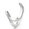 Thumbnail Image 4 of J'Lure Lab-Created Diamond Contour Wedding Band 1/5 ct tw 18K White Gold