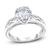 Thumbnail Image 1 of Diamond Solitaire Infinity Engagement Ring 3/4 ct tw Round 14K White Gold (I2/I)