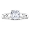 Thumbnail Image 3 of Diamond Solitaire Infinity Engagement Ring 3/4 ct tw Round 14K White Gold (I2/I)