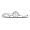 Thumbnail Image 3 of Diamond Solitaire Twist Engagement Ring 1/2 ct tw Round 14K White Gold (I2/I)