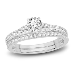 Diamond Bridal Set 1-1/4 ct tw Round 14K White Gold