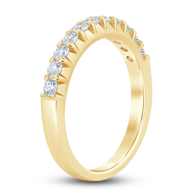 Main Image 2 of Diamond Anniversary Band 1/2 ct tw Round 14K Yellow Gold