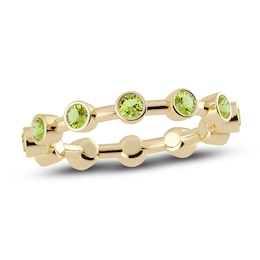 Juliette Maison Natural Peridot Ring 10K Yellow Gold