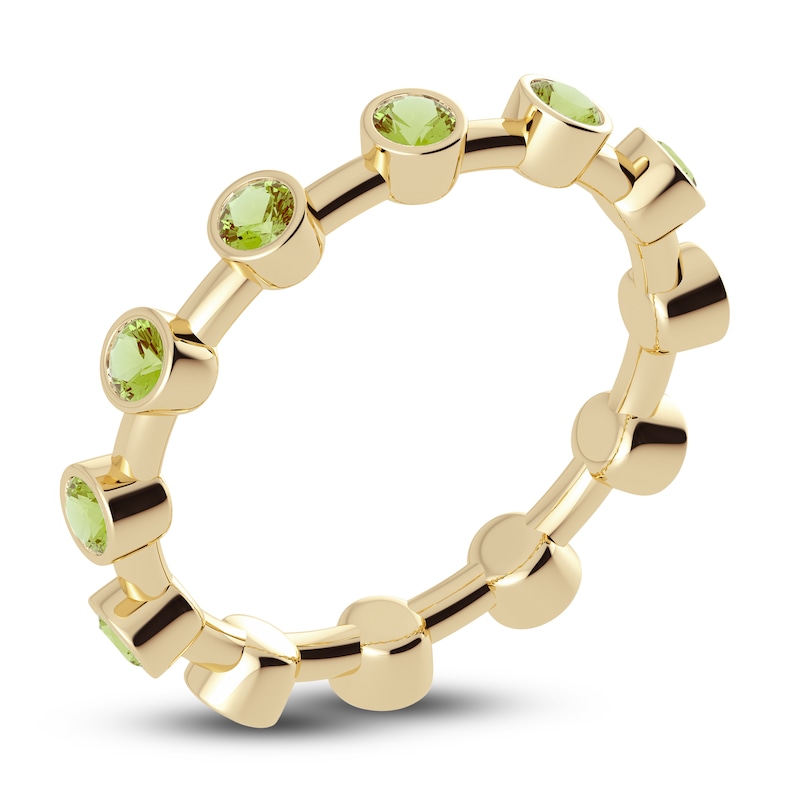 Main Image 2 of Juliette Maison Natural Peridot Ring 10K Yellow Gold