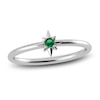 Thumbnail Image 1 of Juliette Maison Natural Emerald Starburst Ring 10K White Gold