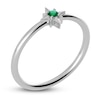 Thumbnail Image 2 of Juliette Maison Natural Emerald Starburst Ring 10K White Gold