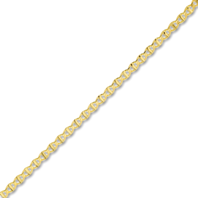 Solid Mariner & Serpentine Chain Bracelet Set 14K Yellow Gold 7.5"