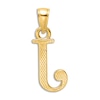 Thumbnail Image 3 of Initial J Charm 14K Yellow Gold 18&quot;