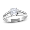 Thumbnail Image 1 of Diamond Solitaire Engagement Ring 1 ct tw Round 14K White Gold (I/I2)