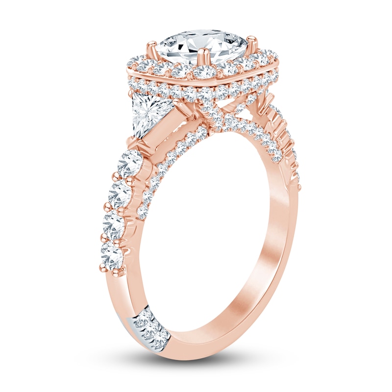 Pnina Tornai Lab-Created Diamond Engagement Ring 2-7/8 ct tw Cushion ...