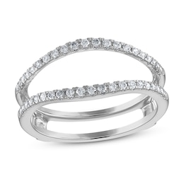 Diamond Anniversary Enhancer Band 1/4 ct tw Round 14K White Gold