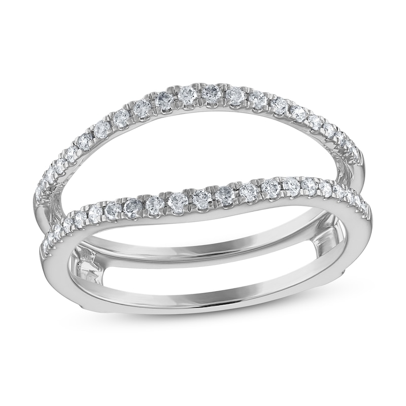 Main Image 1 of Diamond Anniversary Enhancer Band 1/4 ct tw Round 14K White Gold