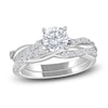 Thumbnail Image 1 of Diamond Twist Bridal Set 1 ct tw Round 14K White Gold