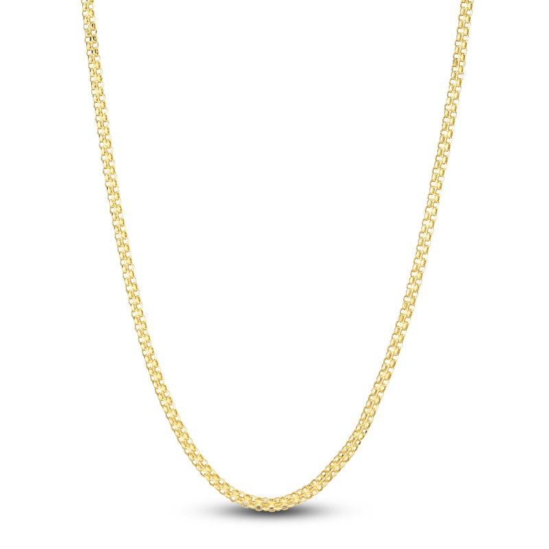 Main Image 1 of Bismark Chain Necklace 14K Yellow Gold 16&quot; 2.4mm