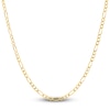 Thumbnail Image 1 of Solid Figaro Chain Necklace 14K Yellow Gold 20&quot; 3.8mm