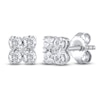 Thumbnail Image 2 of Diamond Stud Earrings 1/2 ct tw Round 14K White Gold