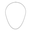 Thumbnail Image 1 of Solid Rope Chain Necklace Platinum 20" 2.2mm