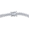 Thumbnail Image 3 of Diamond Tennis Bracelet 4 ct tw Round 14K White Gold 7&quot;