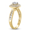 Thumbnail Image 3 of Round Diamond Engagement Ring 7/8 ct tw 14K Yellow Gold