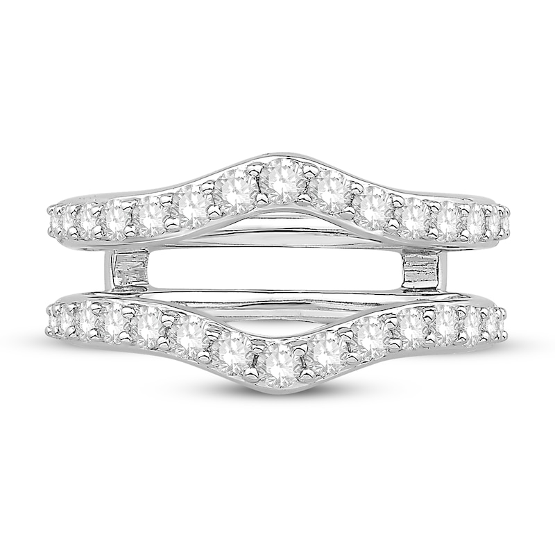 Main Image 3 of Diamond Enhancer Ring 1 ct tw Round 14K White Gold