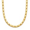 Thumbnail Image 1 of High-Polish Square Barrel Chain Necklace 24K Yellow Gold 18&quot; 3.0mm